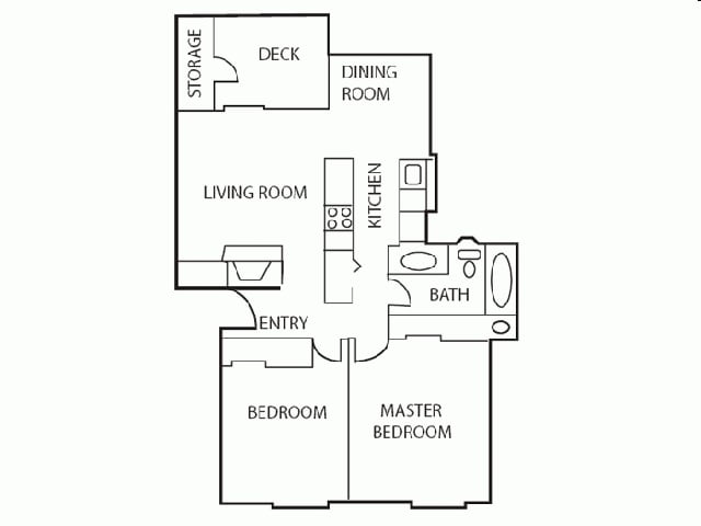 2 Bedroom/2 Bath - 2 Bed, 2 Bath