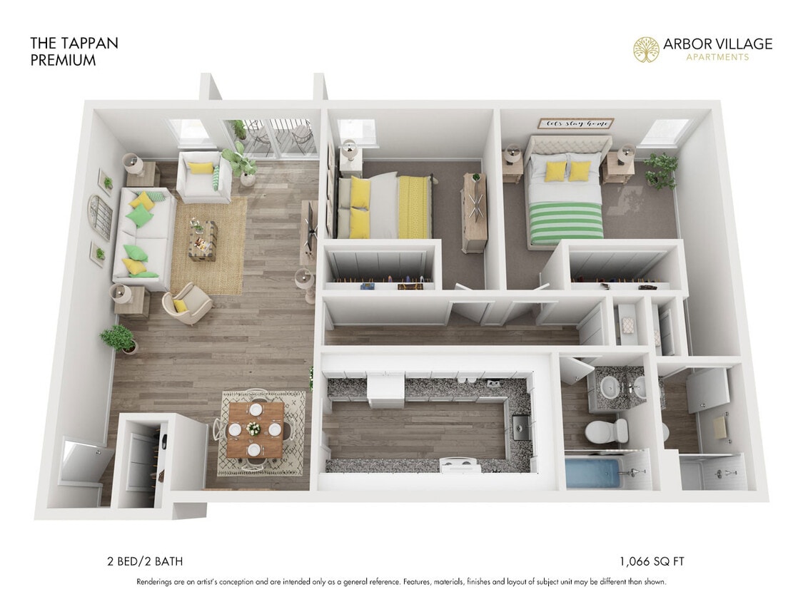 Floor Plan - The Tappan Premium