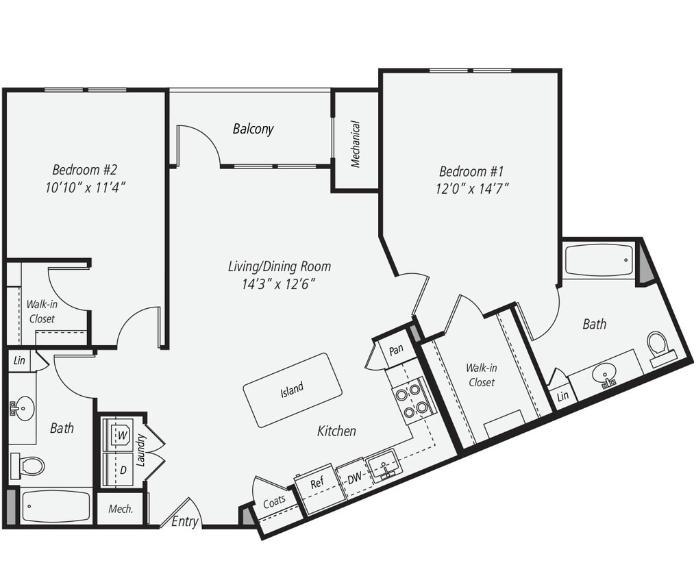 Floor Plan - B3-1150