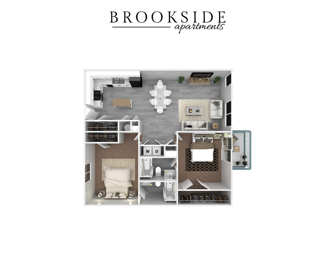 New countertops, cabinets, vinyl plank flooring, lighting, hardware, and new black appliances. - 2x2 Newly Renovated