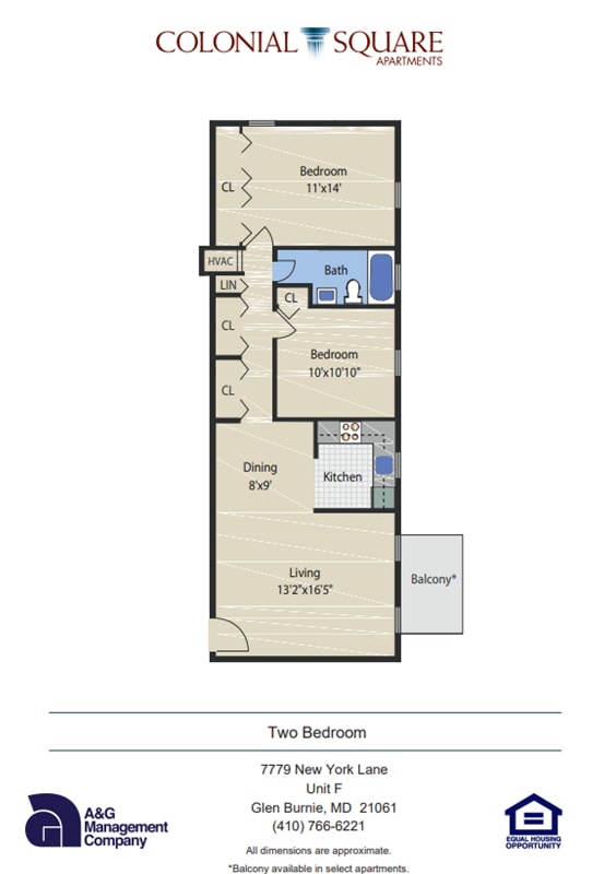 CS - 2B1B - Two Bedroom