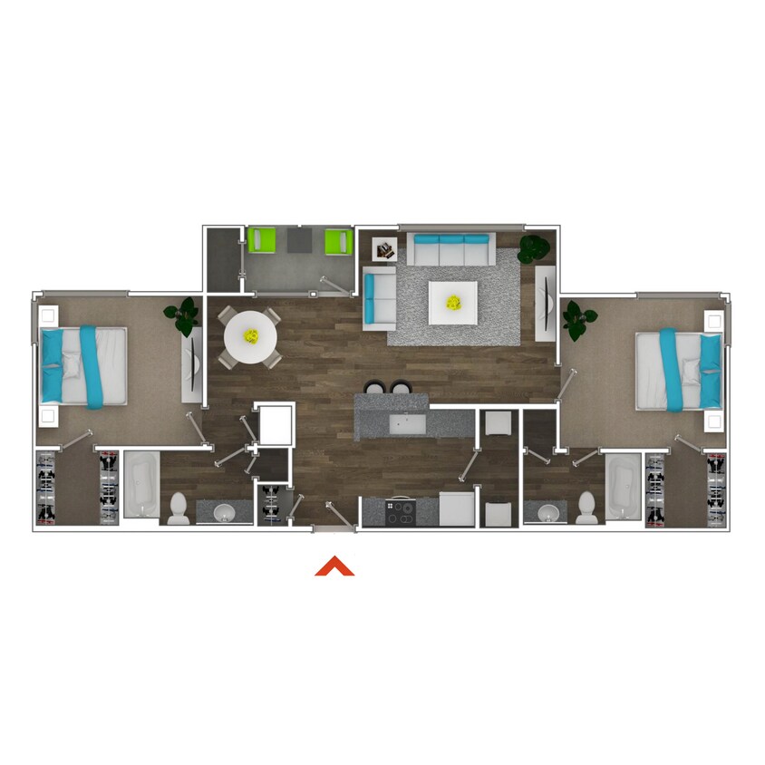 2 Bedroom A - 2 Bedroom A
