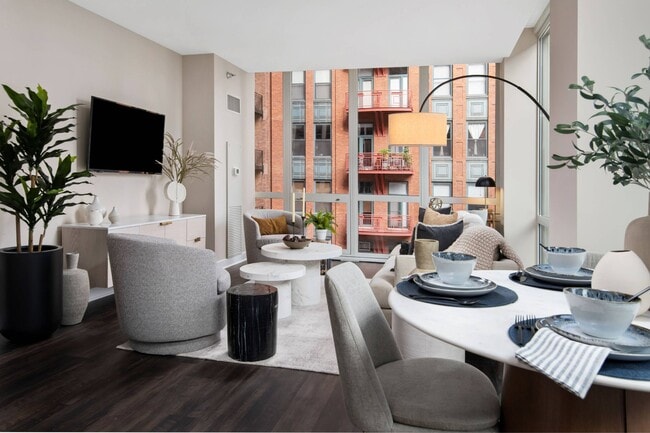 Spacious Living & Dining - 215 West Apartments