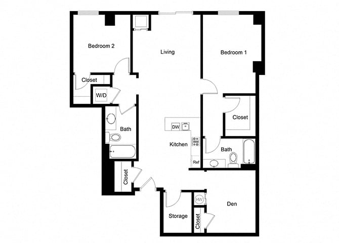 Floor Plan - Den BD05