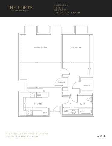 Floor Plan - Hamilton U - Fallsview