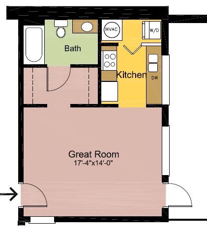 Floor Plan - Studio
