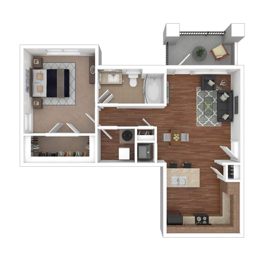 Floor Plan - 1B