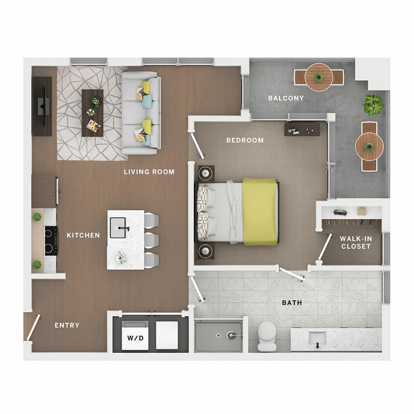 A5 - 1BR/1BA - Mercer