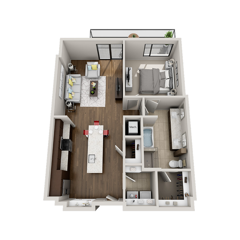 A1 Floor Plan - The Pine