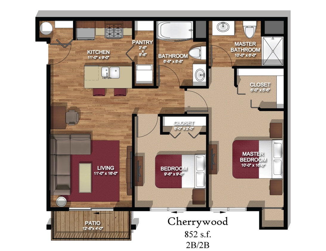 Floor Plan - Cherrywood 1st Floor