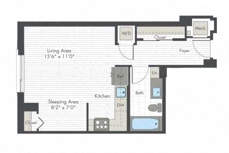 Floor Plan - Studio-A1