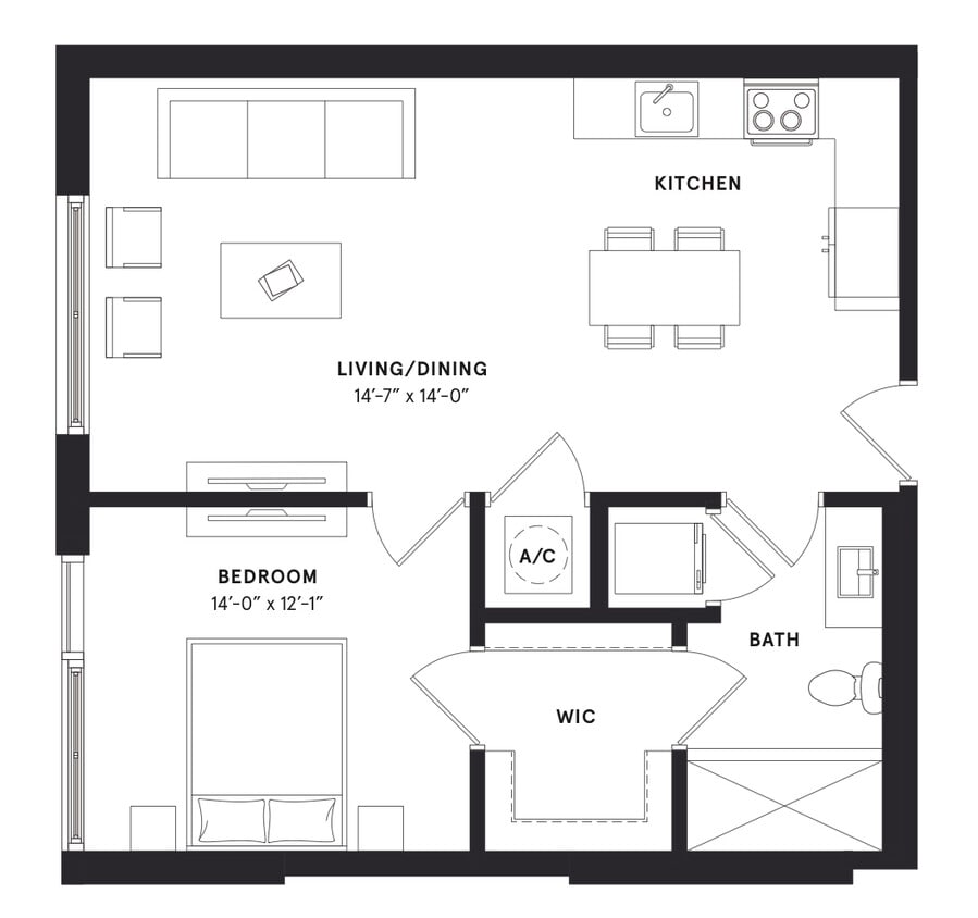Floor Plan - D- West