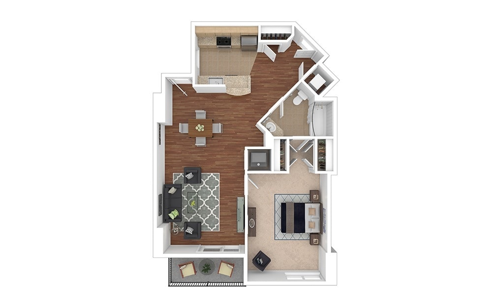 Floor Plan - A8 - Renovated