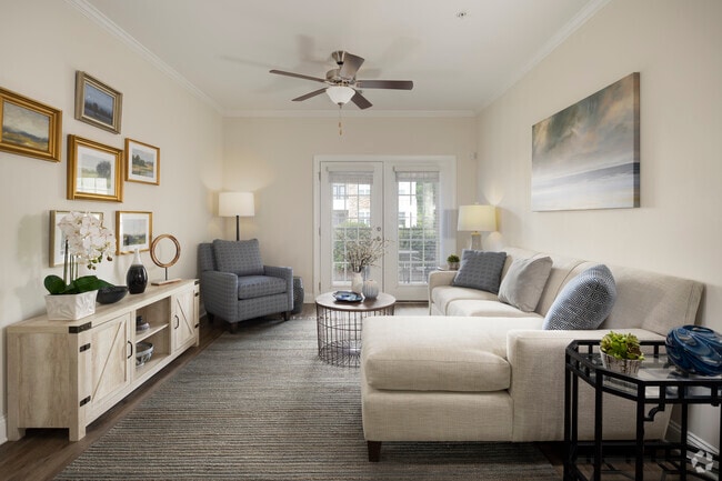 The Savannah - 2BR, 2BA - 1,152SF - Living Room - Retreat at Sumter