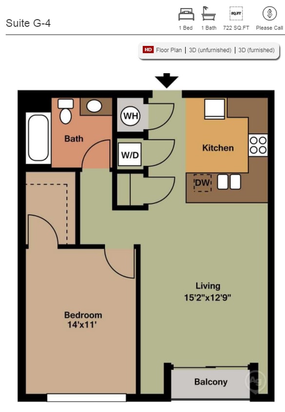 Floor Plan - Suite G4
