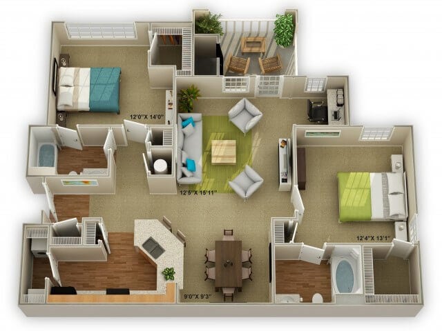 Floor Plan - The Brookstone