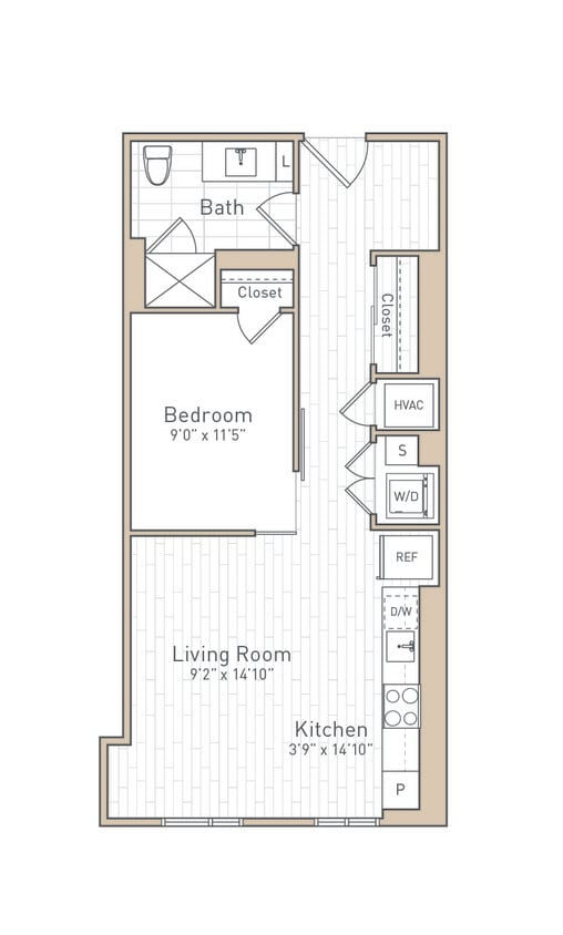 Floor Plan - A8A - Rise
