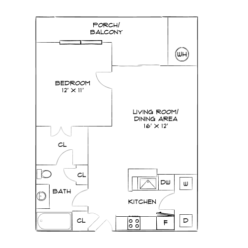 Floor Plan - Design 1A Premier
