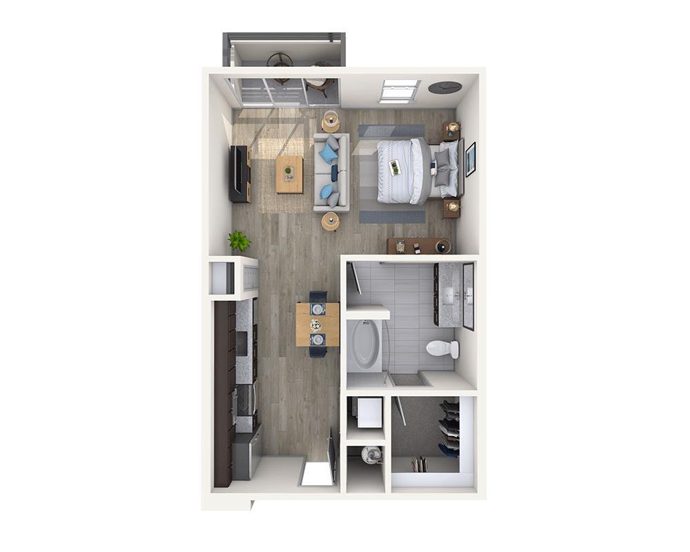 Floor Plan - Studio E1B