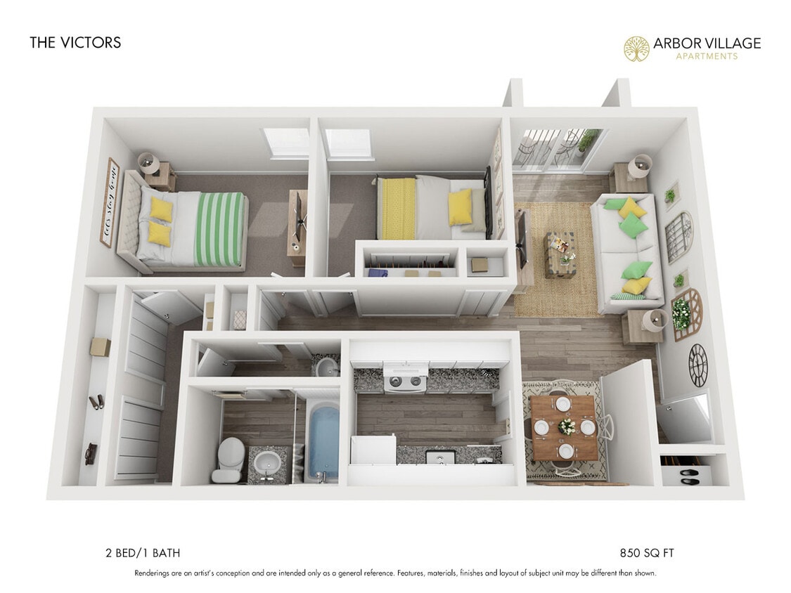 The Victors- 2 Bedroom 1 Bathroom - The Victors