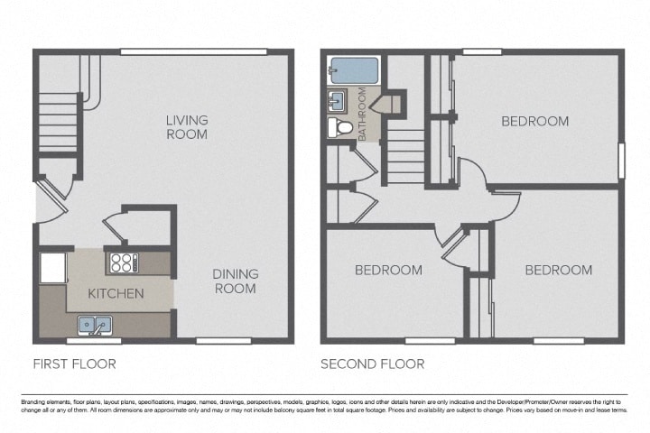 Floor Plan - 3 Bed C