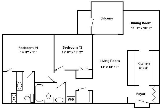 2 Bedroom Midrise C Dlx - 2 Bedroom Midrise C Dlx