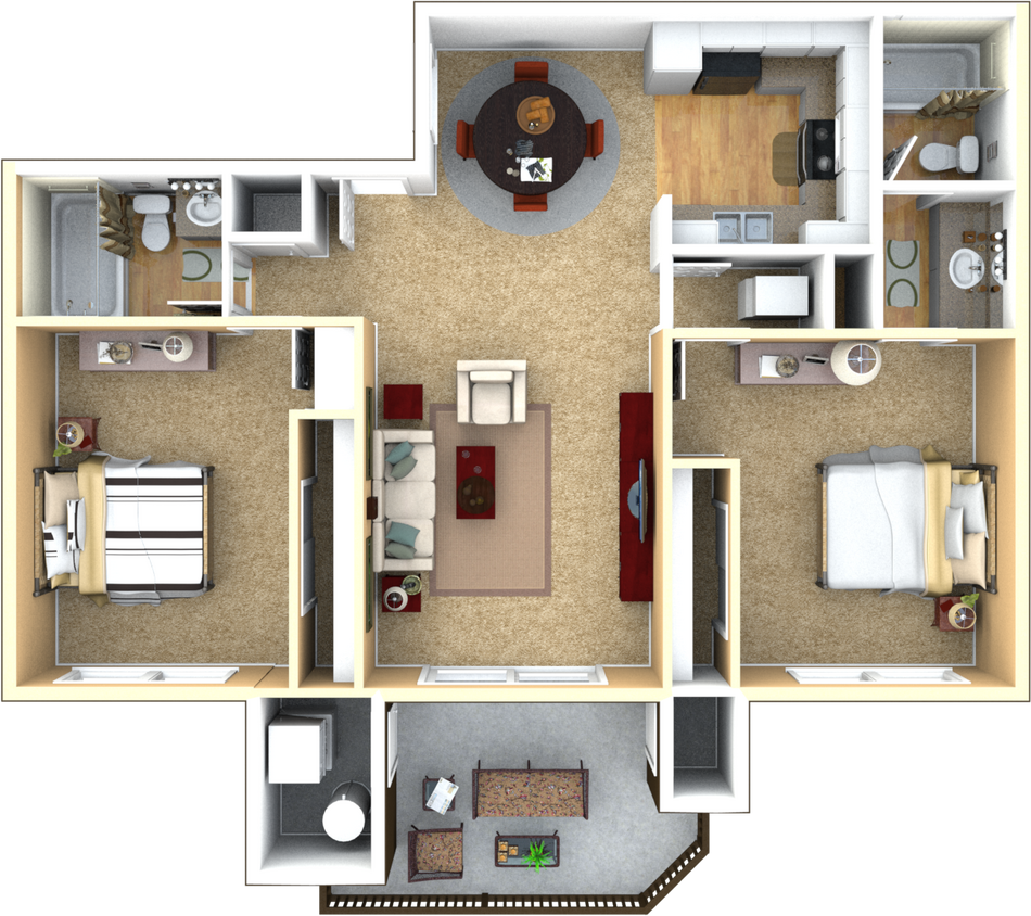 Floor Plan - Residence 4 Luxury