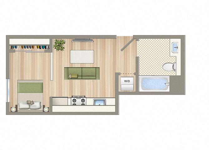 Floor Plan - Studio