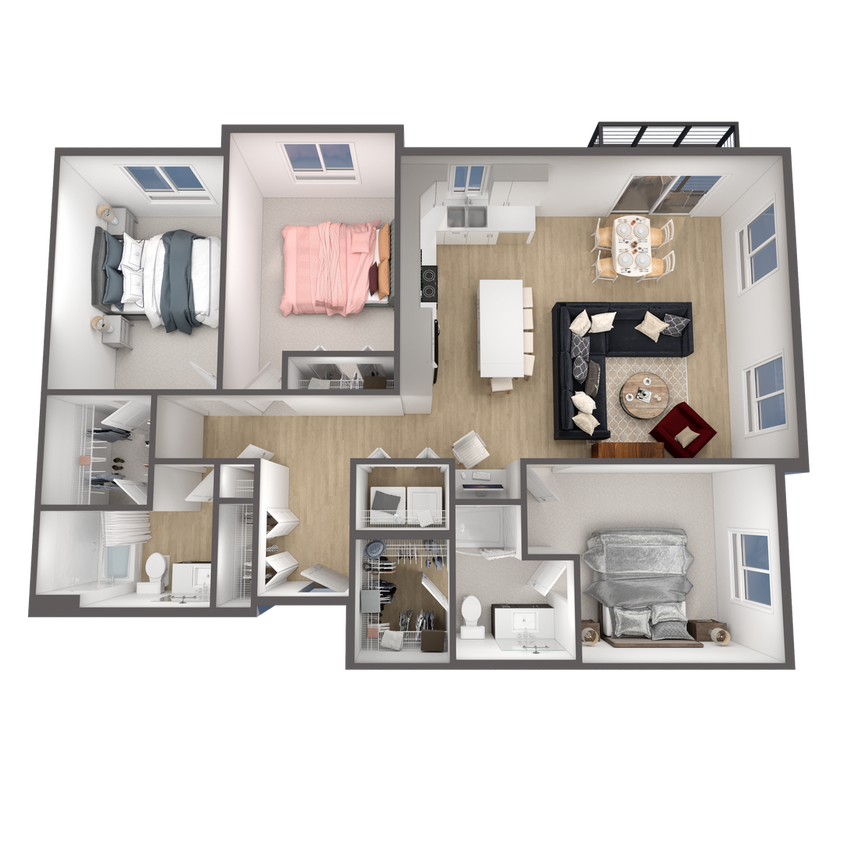 Floor Plan - Yalding (3D)