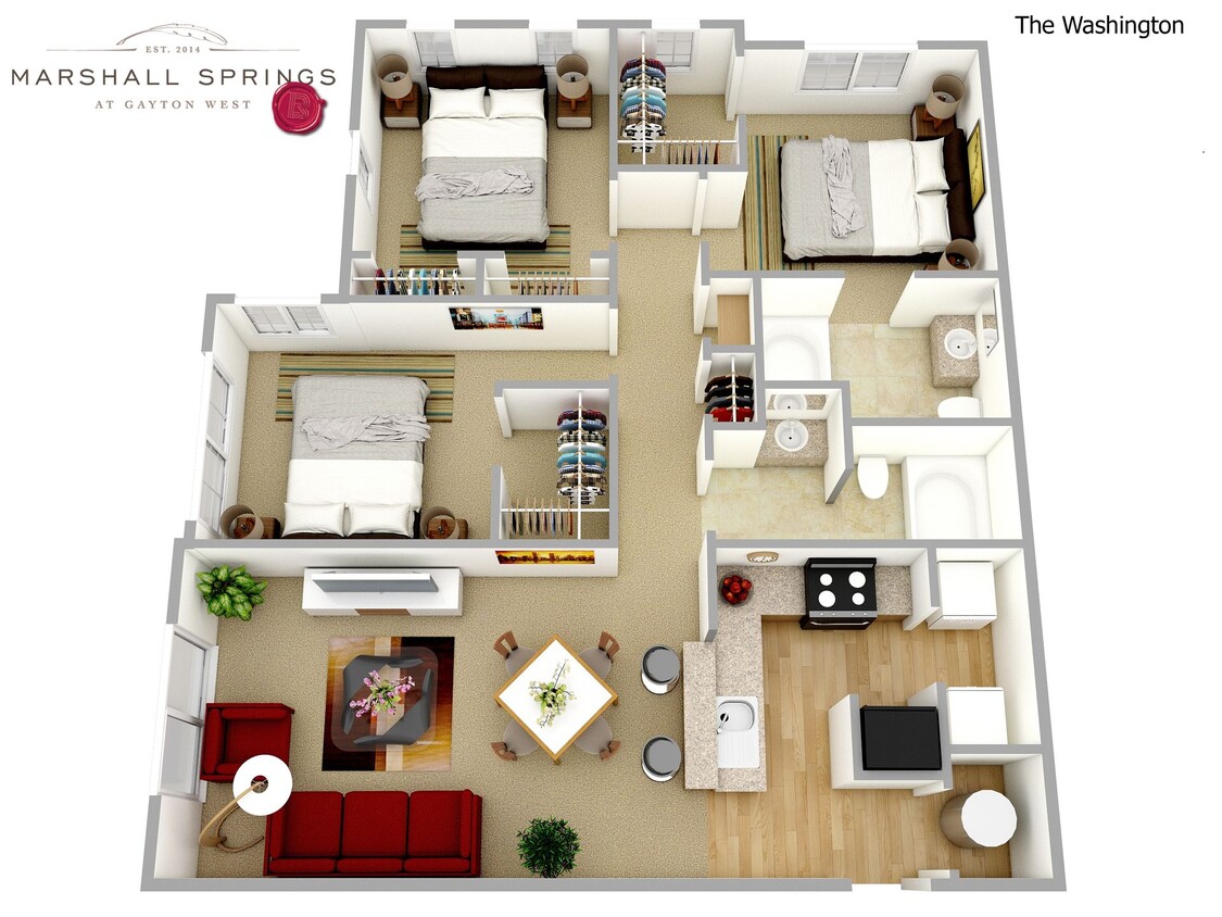 Floor Plan - 3x2