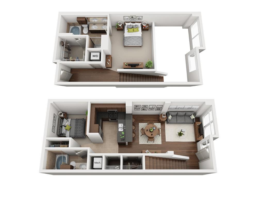 Floor Plan - Plan TH3 (B2BT)