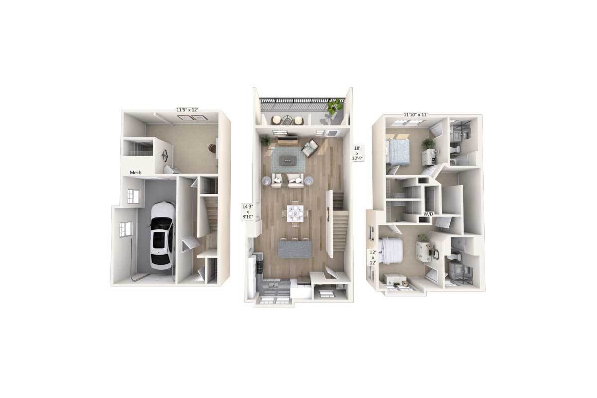 Floor Plan - B4T-2312
