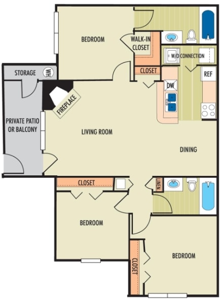 3BR/3BA - 3580 McGehee Place Drive S