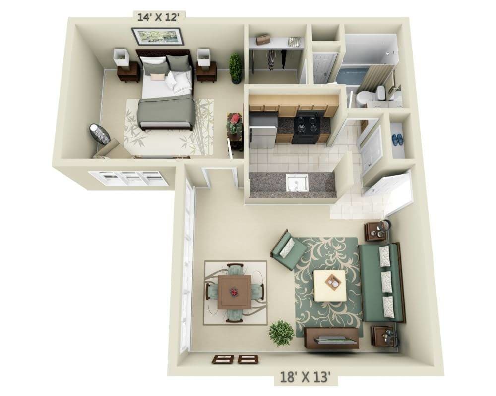 Floor Plan - Sutter (A1B)