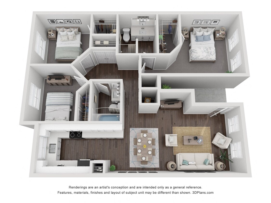 Floor Plan - Juniper Duplex