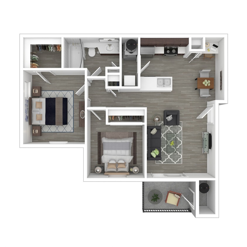 865 Square Foot - 2x1 - Phase 2-2x1-865- Classic