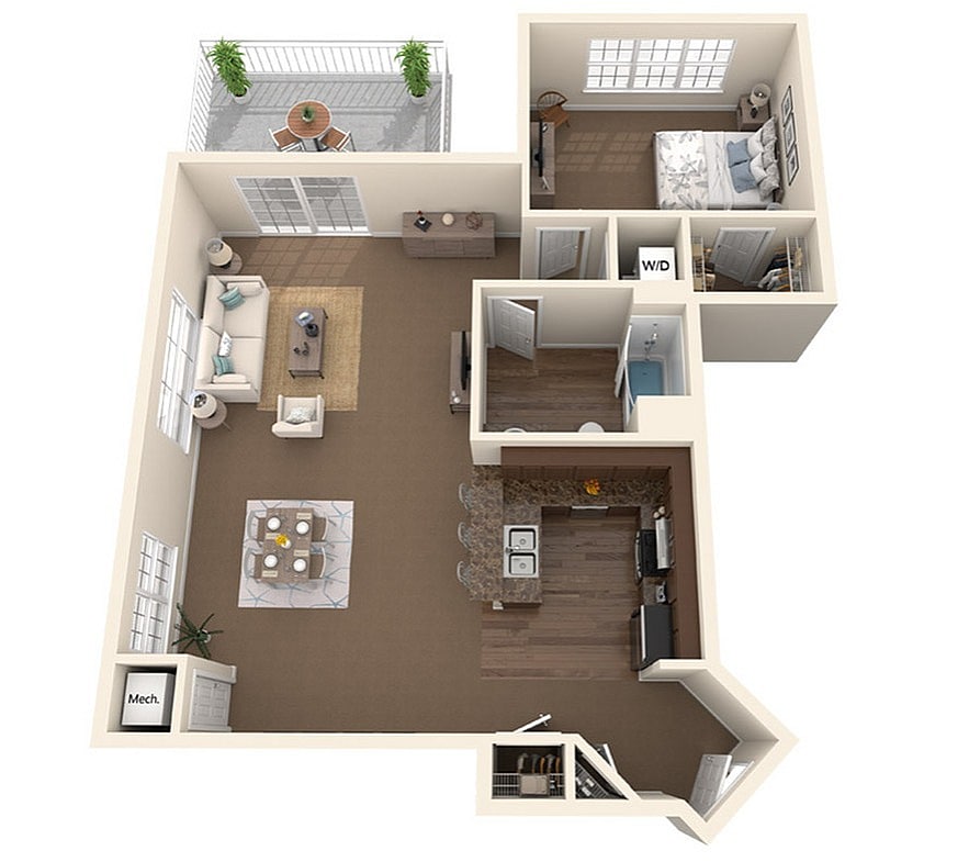 The Cambridge II | Barrington Place | Apartments in Madison, WI - The Cambridge II