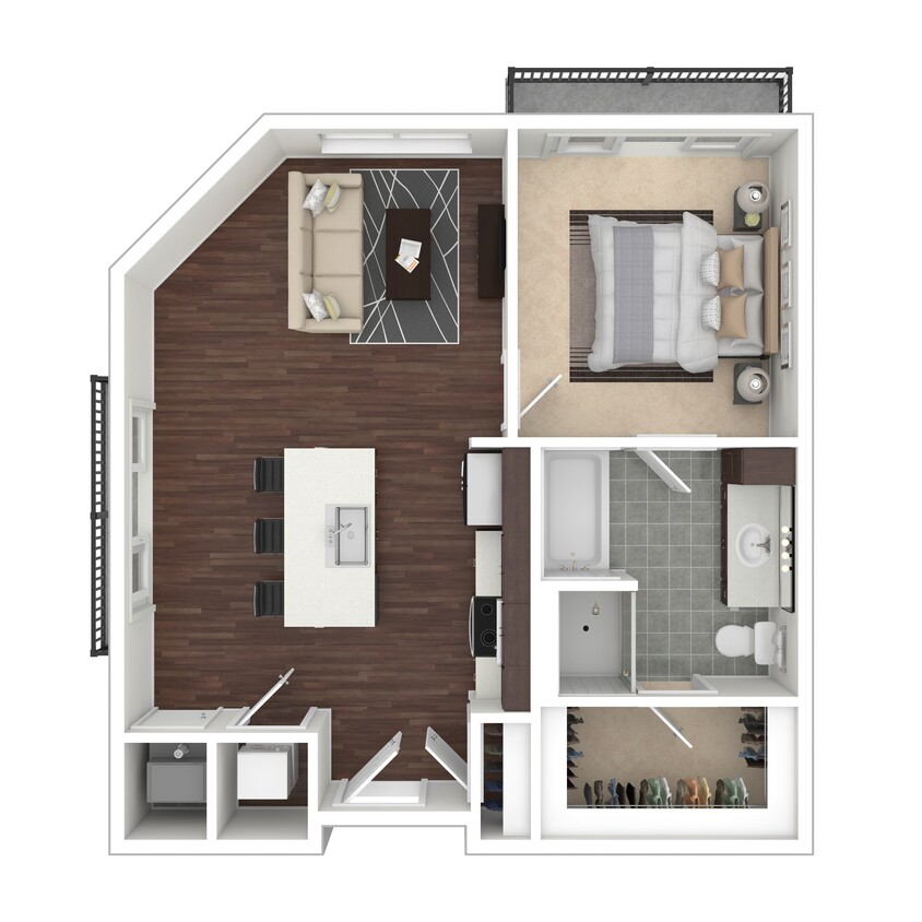 Floor Plan - 1B
