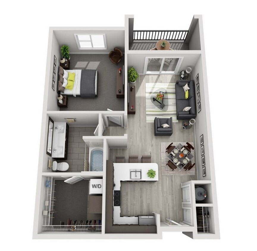 Floor Plan - B6 (1BR)