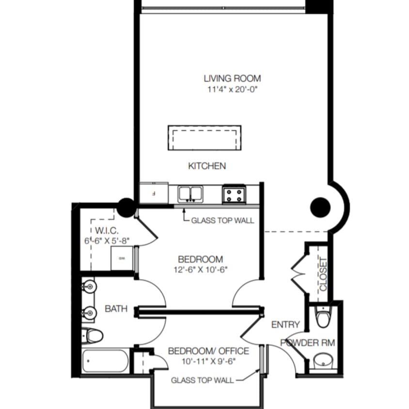 Floor Plan - SUITE 210A, 410A, 510A