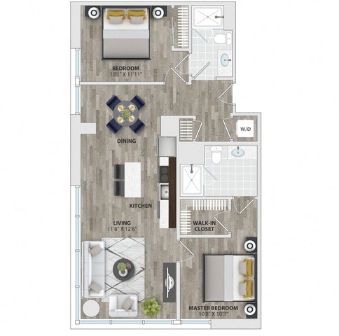 Floor Plan - 2B4