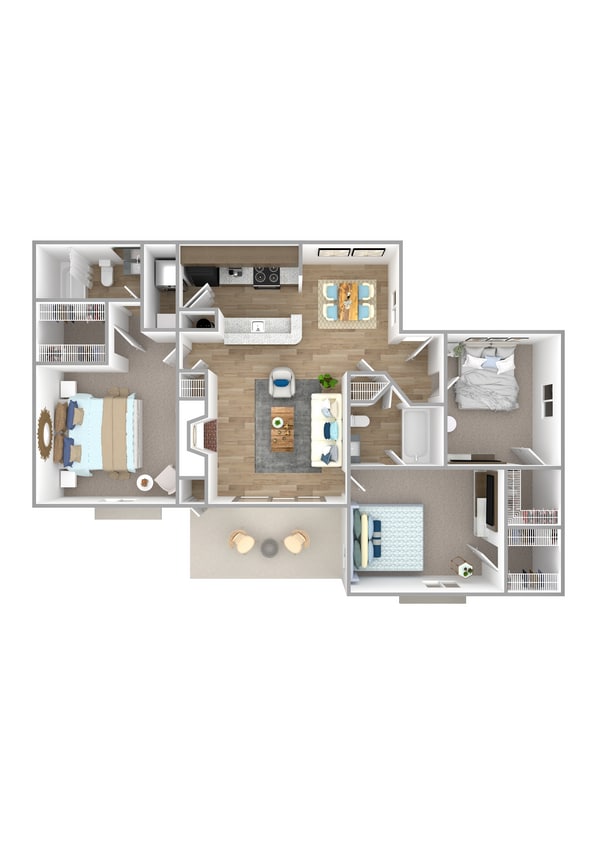 C1 (2).jpg - C1 - 3 Bedroom, 2 Bathroom