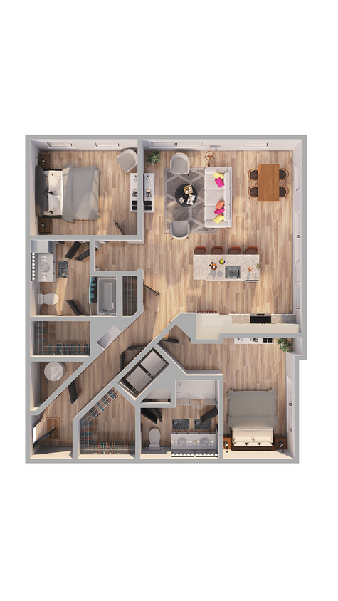 Emerson at Montford Park - B14 Floor Plan - B14