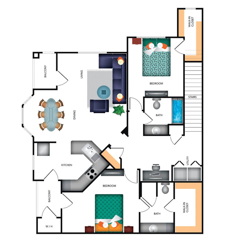 Floor Plan - Bella Vista Upper