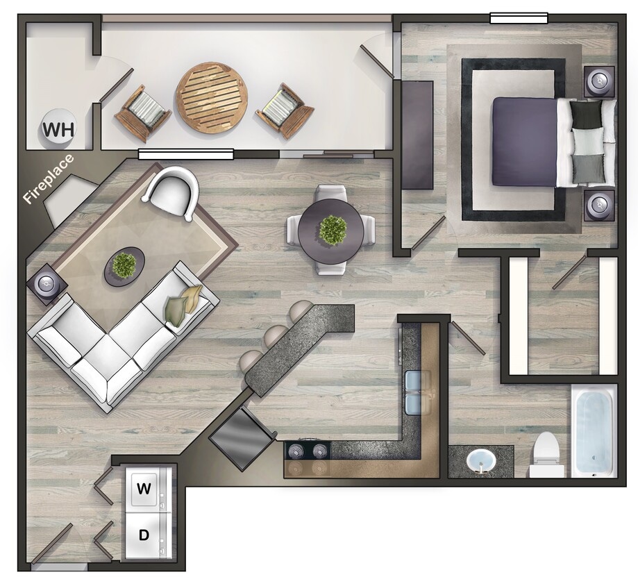 Floor Plan - Wildwood - Newly Renovated