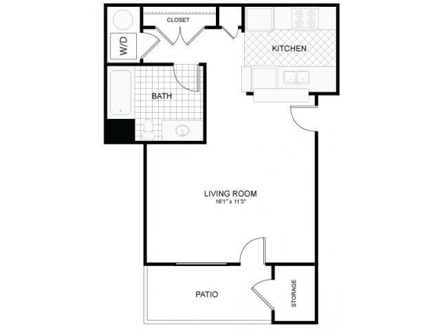 Floor Plan - Studio
