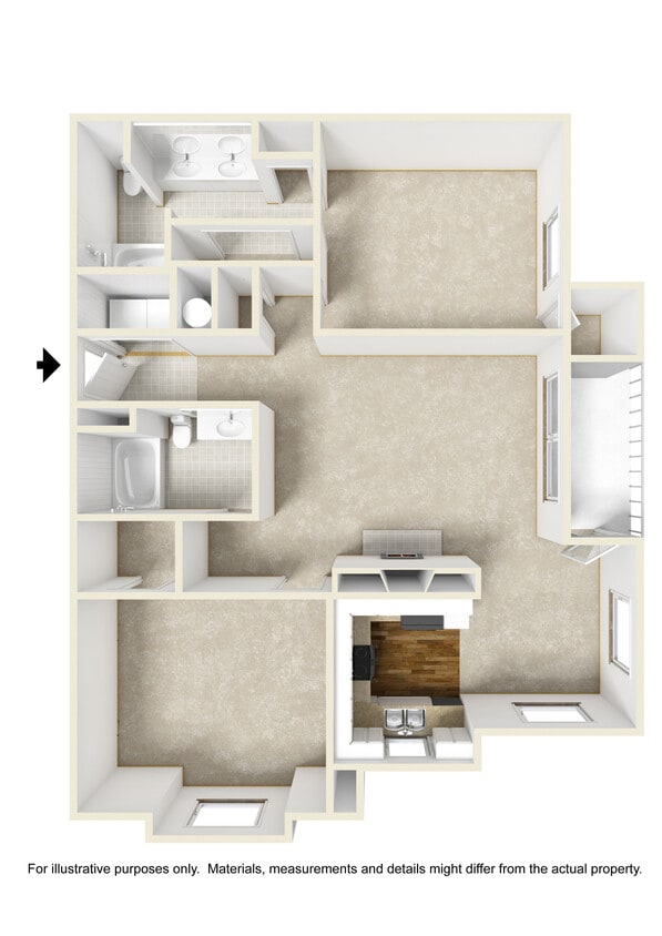 Floor Plan - 2 Phoenix Renovated