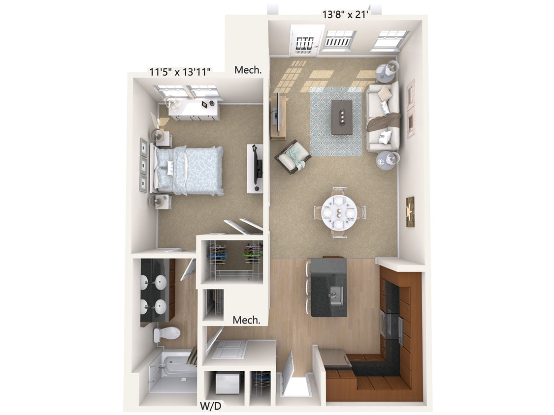 Floor Plan - A5-1-830-sq