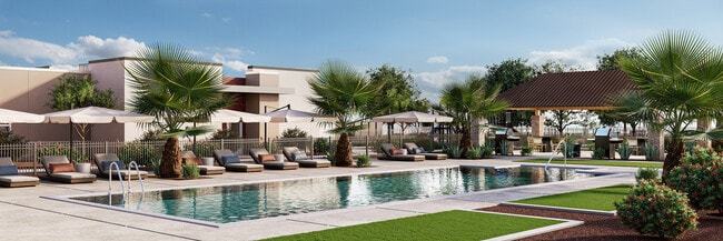 Pool Deck - Alma Apartments