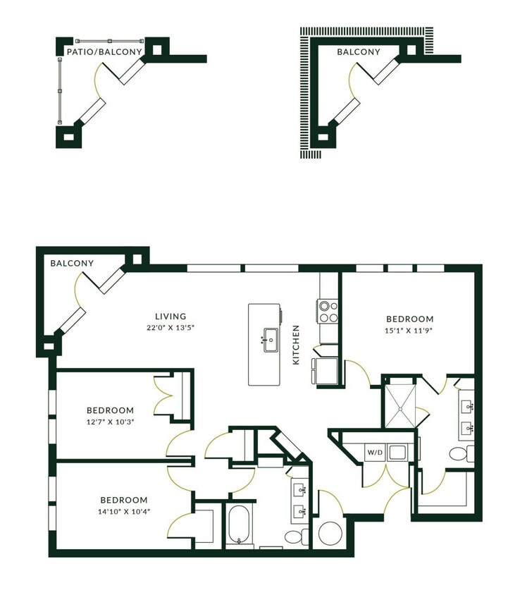 C2A floor plan The Hartley at Blue Hill - C2A